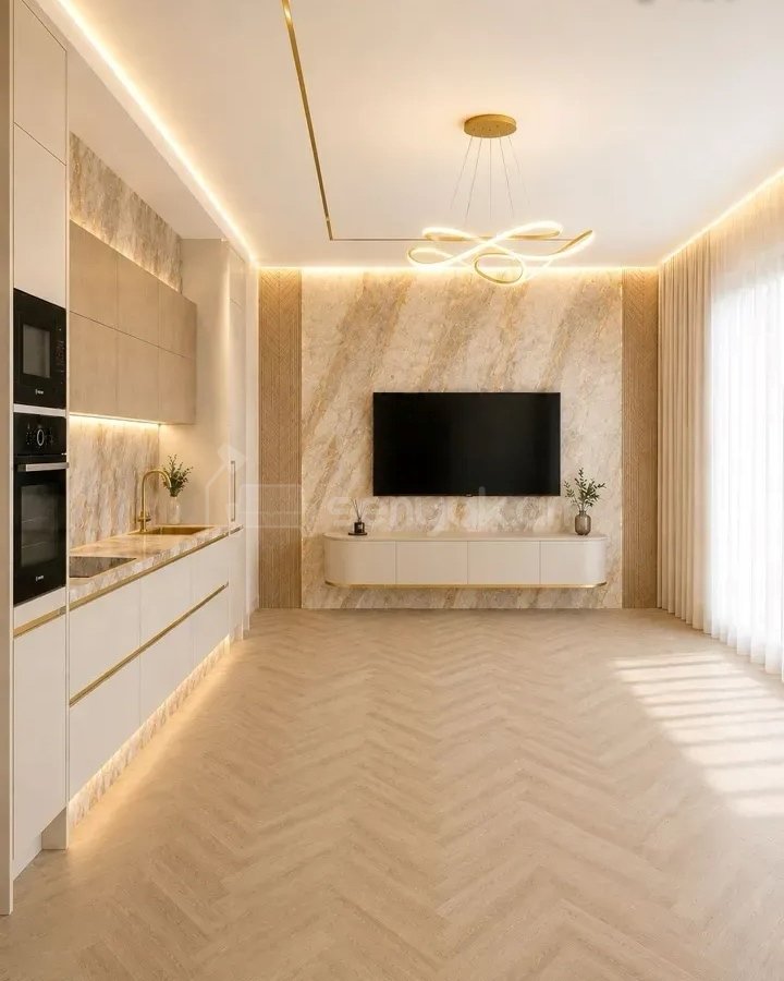 3 Սենյականոց Բնակարան Նորակառույցում, 71քմ, 13/15 հարկ, Զրոյական Վիճակում