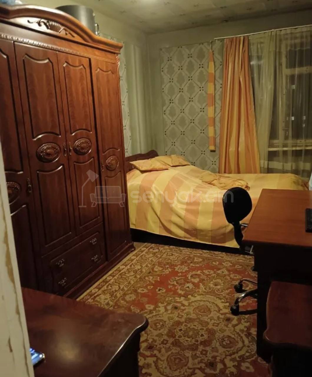 3 Սենյականոց Բնակարան, 80քմ, 8/9 հարկ, Պետական Վիճակում