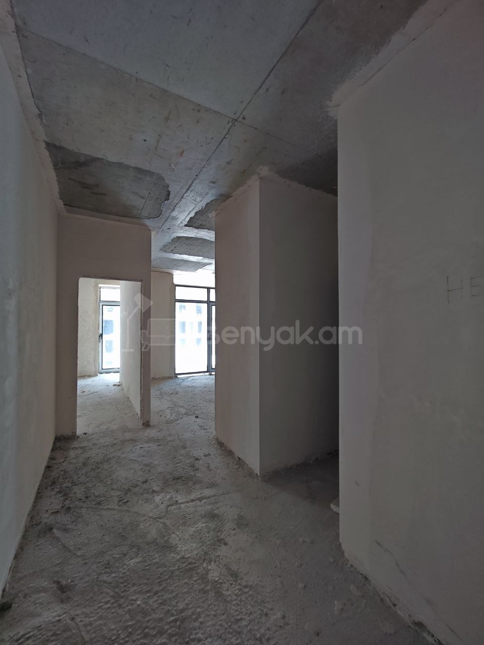 2 Սենյականոց Բնակարան Նորակառույցում, 53քմ, 8/14 հարկ, Զրոյական Վիճակում