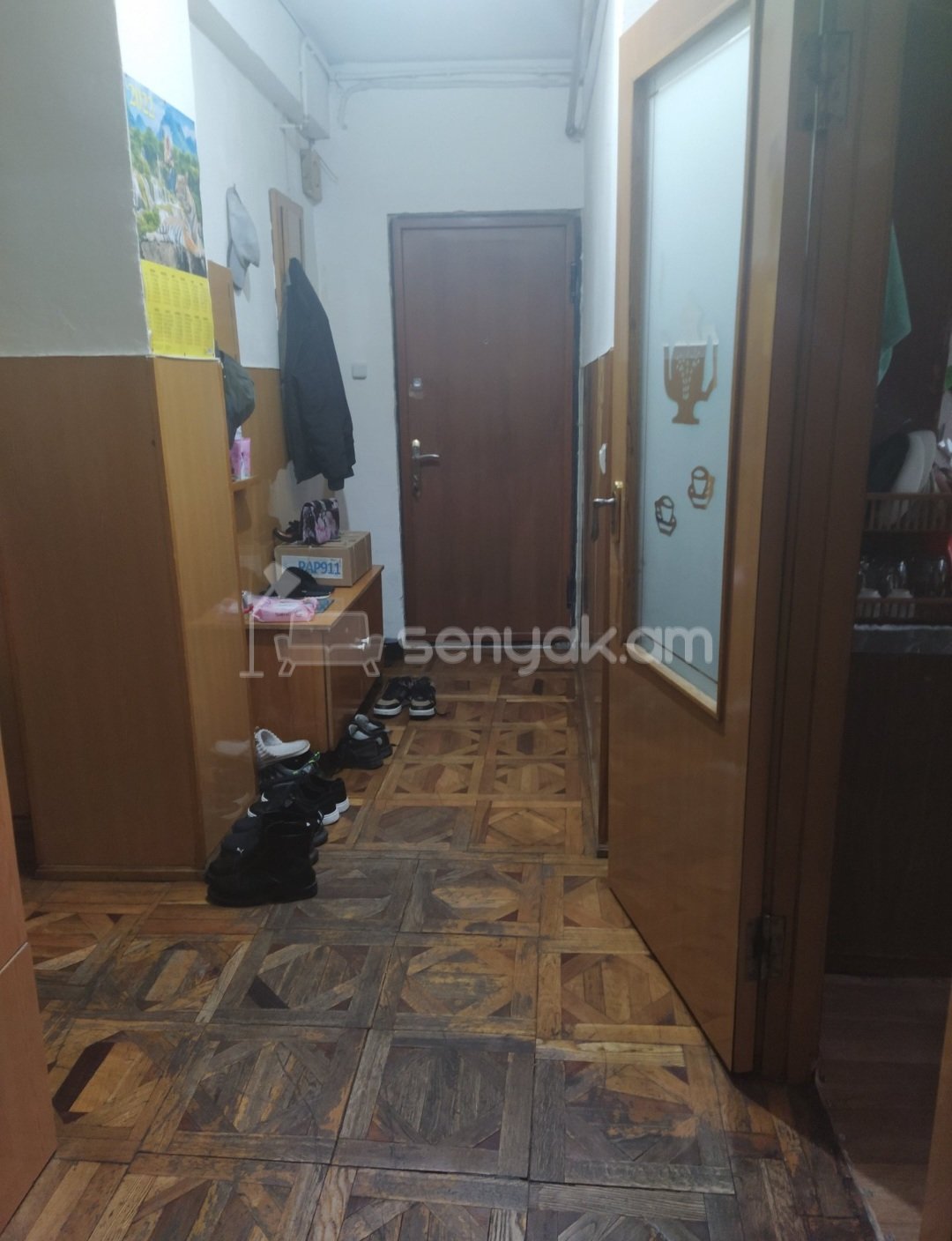 2 Սենյականոց Բնակարան, 68քմ, 1/9 հարկ, Պետական Վիճակում