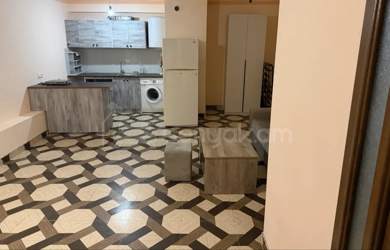 1 Սենյականոց Բնակարան Քարե Շենքում, 45քմ, 1/4 հարկ, Նորմալ Վիճակում, Կահավորված, Արևկող