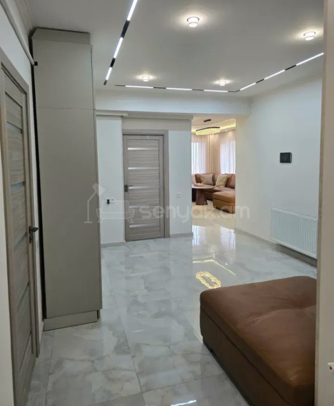 3 Սենյականոց Բնակարան Նորակառույցում, 106քմ, 3/12 հարկ, Կապիտալ Վերանորոգված