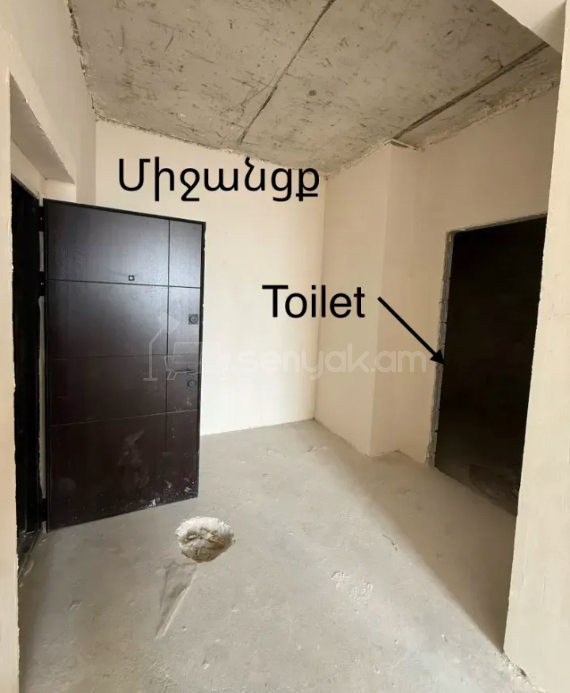 2 Սենյականոց Բնակարան Նորակառույցում, 50քմ, 10/12 հարկ, Զրոյական Վիճակում