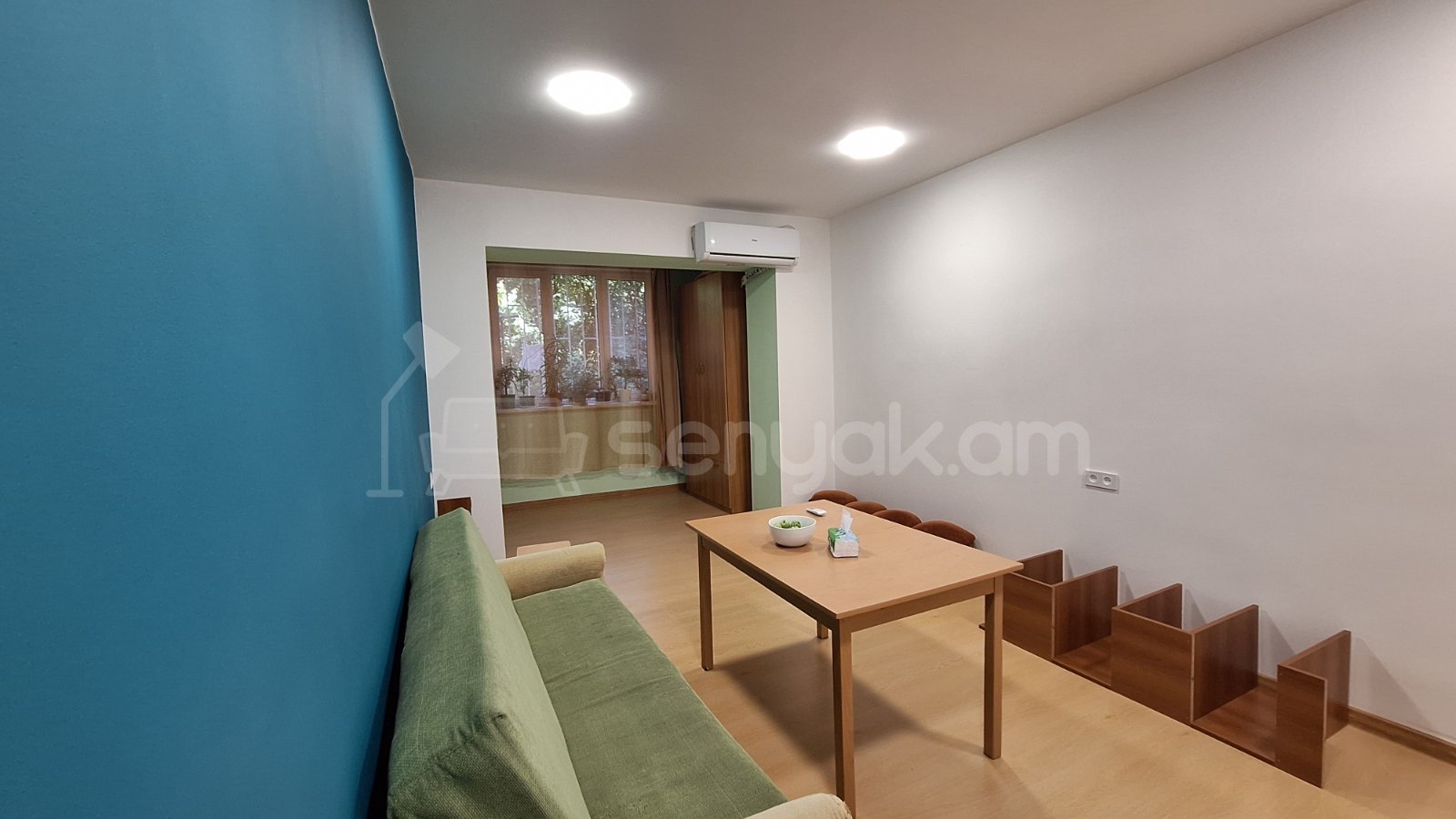 2 Սենյականոց Բնակարան Քարե Շենքում, 54քմ, 1/5 հարկ, Նորմալ Վիճակում