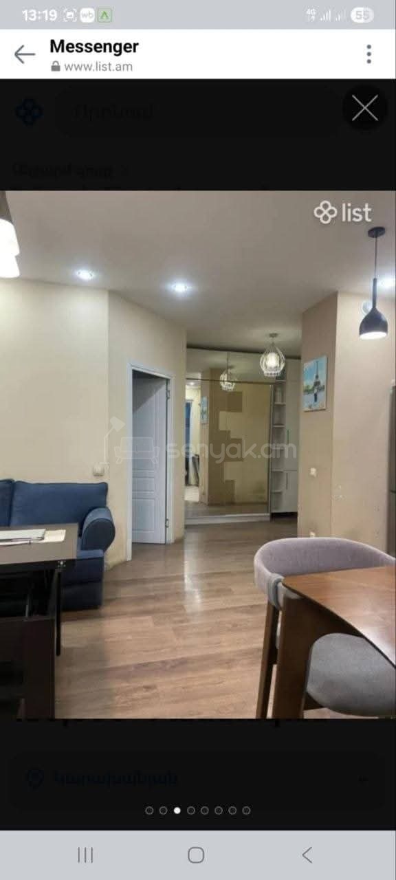 2 Սենյականոց Բնակարան, 50քմ, 6/9 հարկ, Դիզայներական Վերանորոգված, Կահավորված, Արևկող