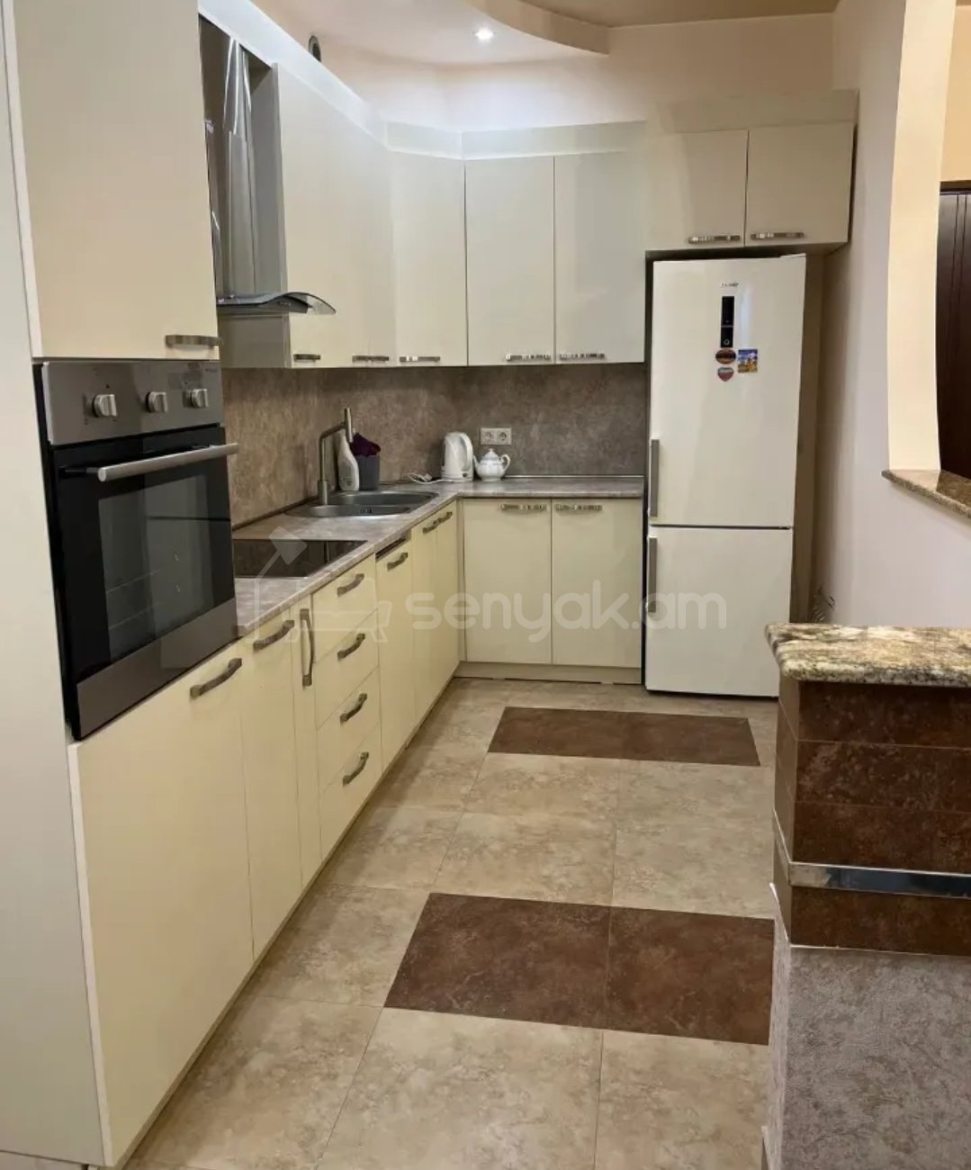 3 Սենյականոց Բնակարան Նորակառույցում, 105քմ, 7/16 հարկ, Կապիտալ Վերանորոգված, Կահավորված