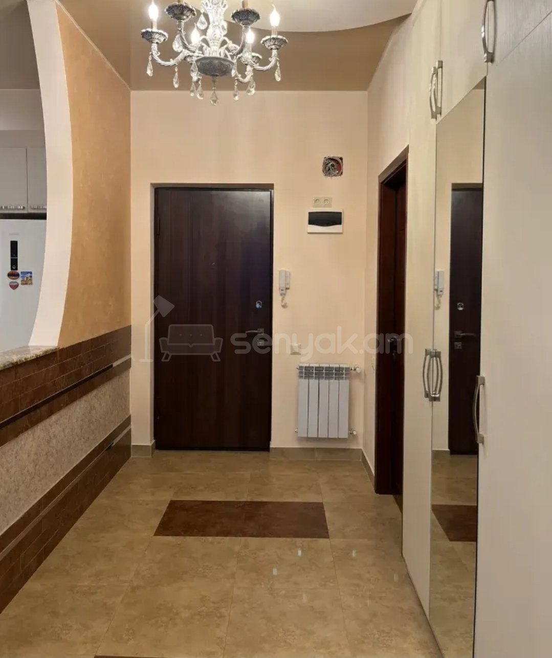 3 Սենյականոց Բնակարան Նորակառույցում, 105քմ, 7/16 հարկ, Կապիտալ Վերանորոգված, Կահավորված