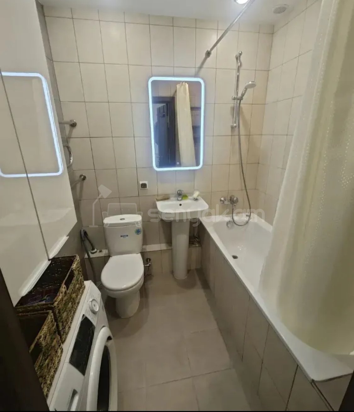2 Սենյականոց Բնակարան Նորակառույցում, 53քմ, 4/12 հարկ, Կապիտալ Վերանորոգված, Կահավորված