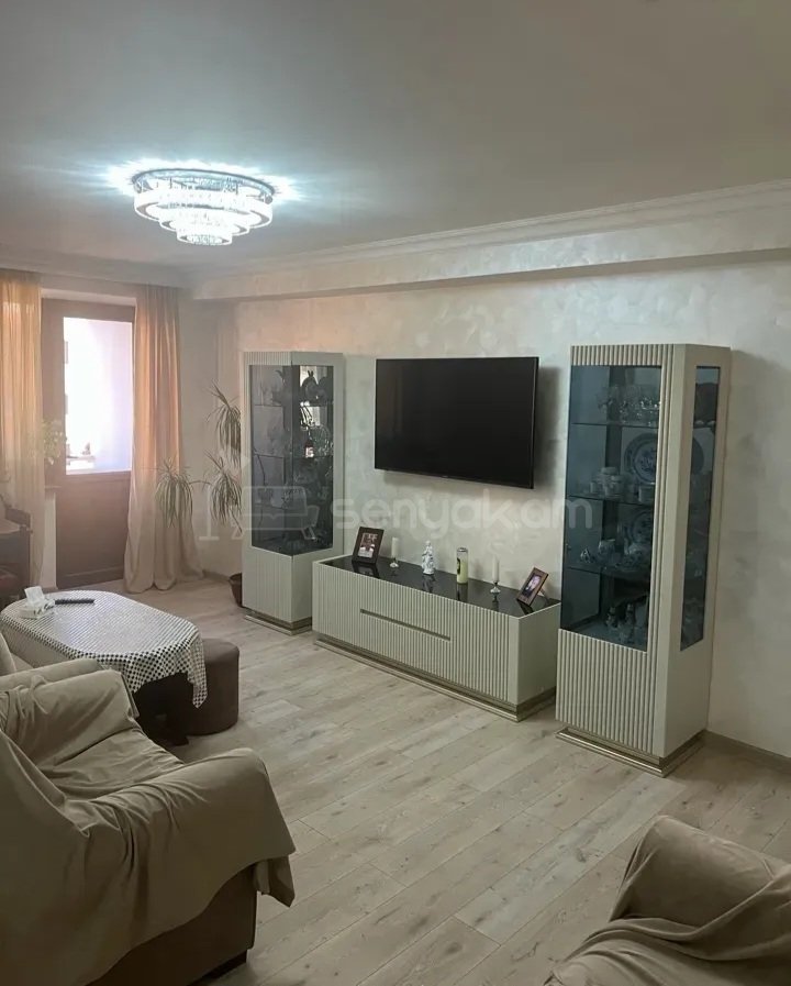 3 Սենյականոց Բնակարան Քարե Շենքում, 90քմ, 9/9 հարկ, Կապիտալ Վերանորոգված, Կահավորված