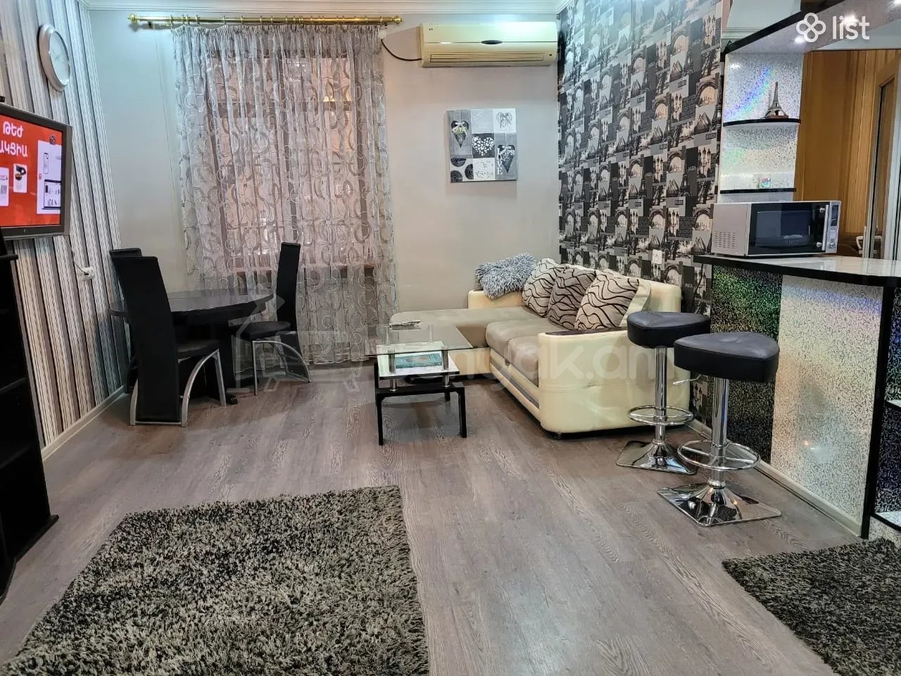 2 Սենյականոց Բնակարան Քարե Շենքում, 54քմ, 1/5 հարկ, Կապիտալ Վերանորոգված