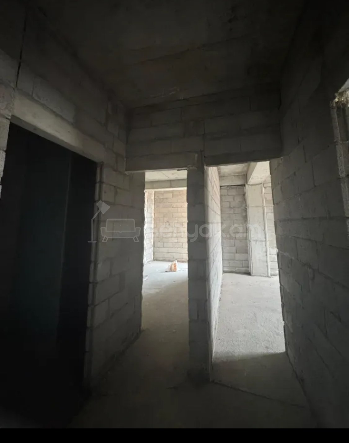 2 Սենյականոց Բնակարան Նորակառույցում, 58քմ, 3/5 հարկ, Զրոյական Վիճակում