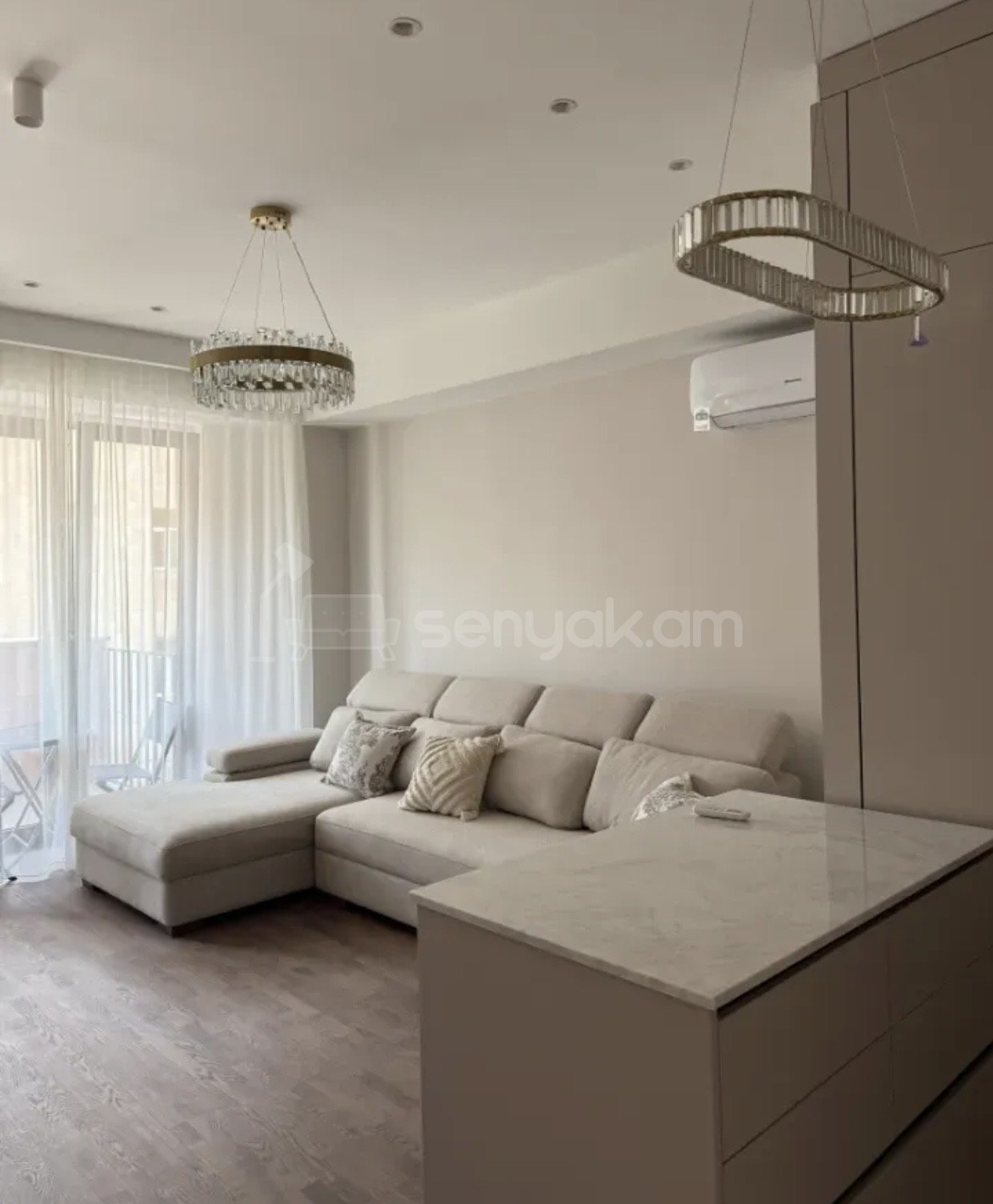 2 Սենյականոց Բնակարան Նորակառույցում, 79քմ, 8/9 հարկ, Կապիտալ Վերանորոգված