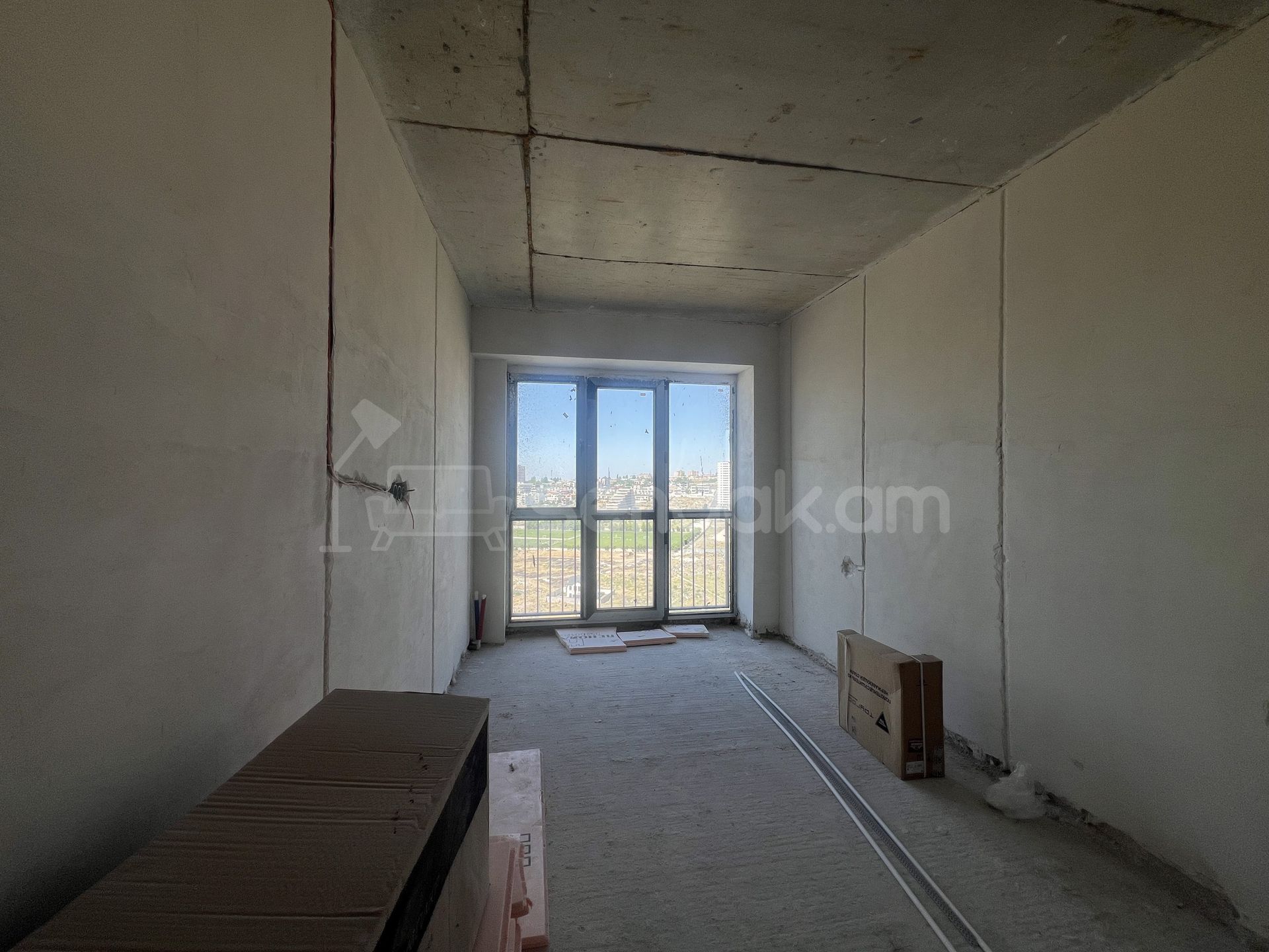 2 Սենյականոց Բնակարան Նորակառույցում, 56քմ, 10/16 հարկ, Զրոյական Վիճակում