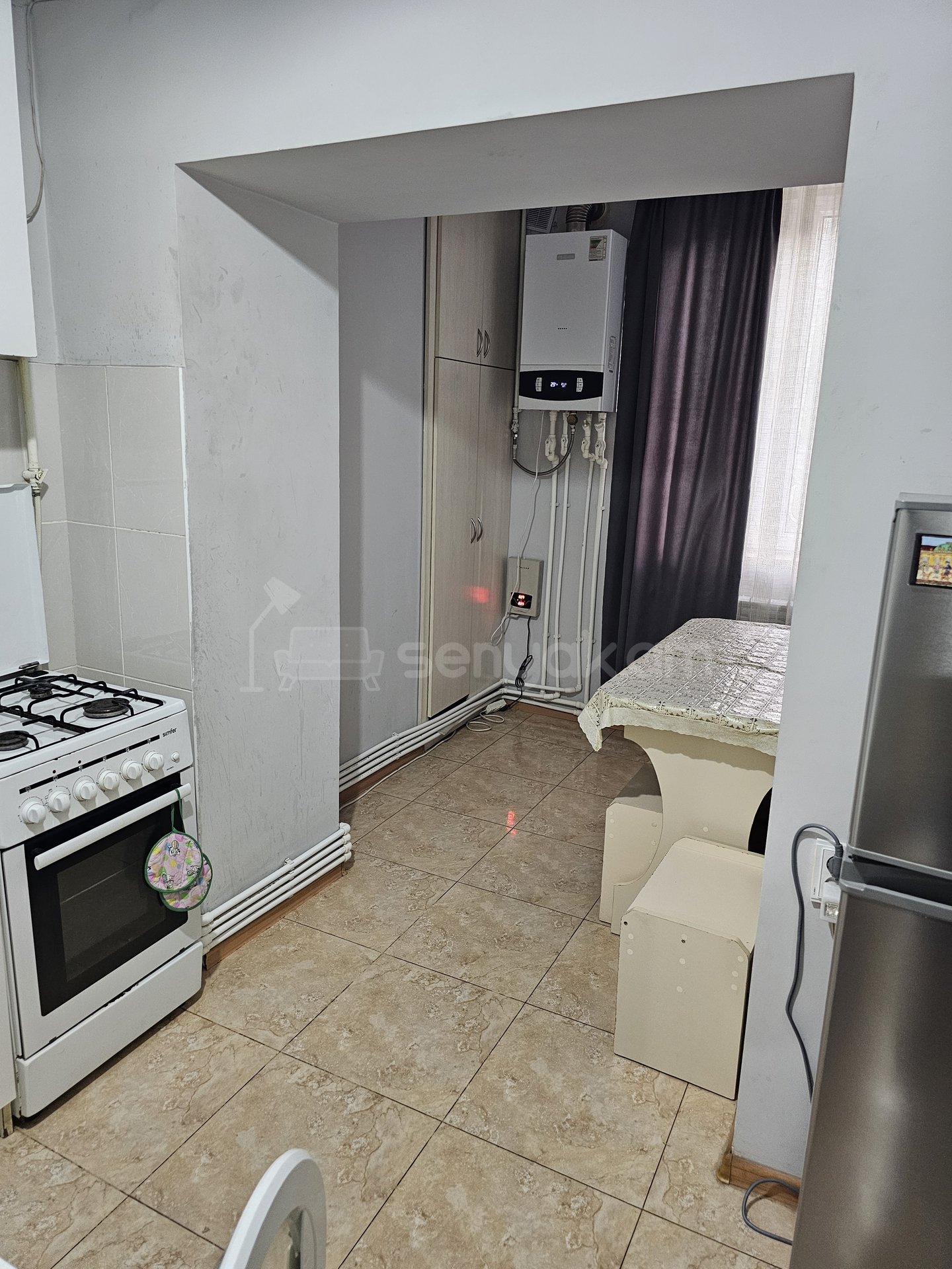 2 Սենյականոց Բնակարան Քարե Շենքում, 45քմ, 1/4 հարկ, Կոսմետիկ Վերանորոգված, Կահավորված