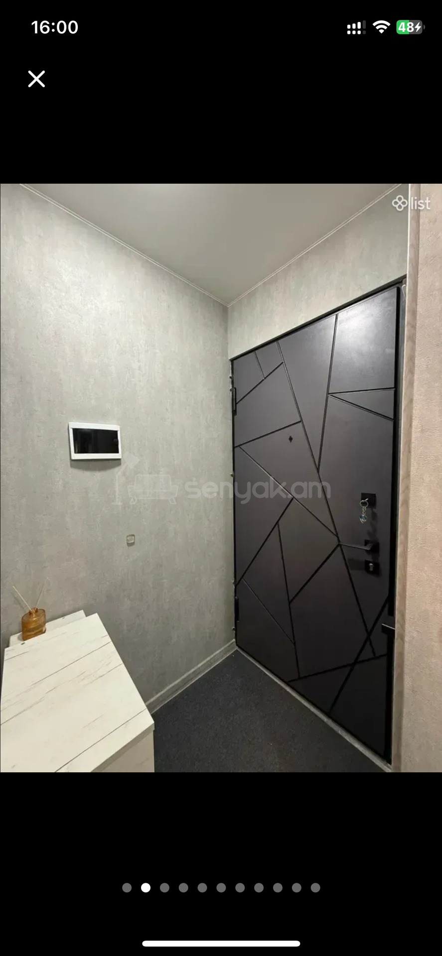 2 Սենյականոց Բնակարան, 36քմ, 1/5 հարկ, Կապիտալ Վերանորոգված
