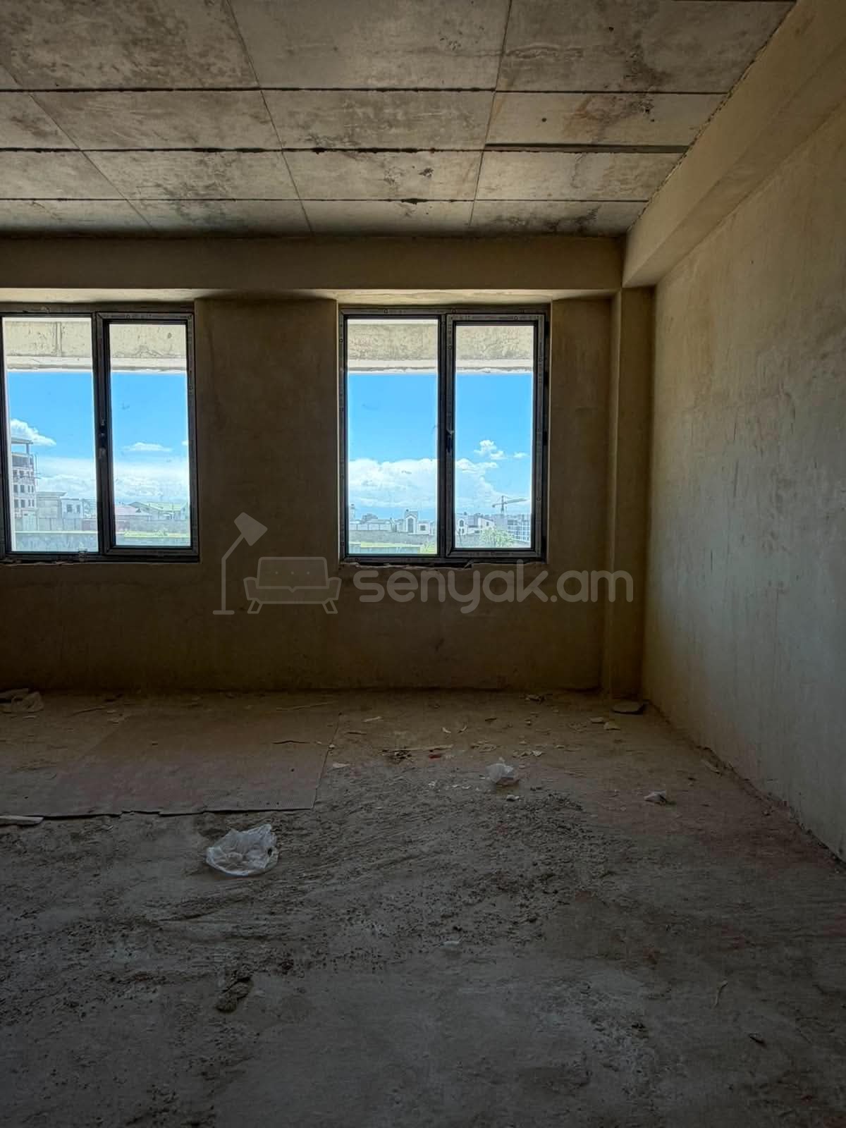 2 Սենյականոց Բնակարան Նորակառույցում, 40քմ, 2/4 հարկ, Զրոյական Վիճակում