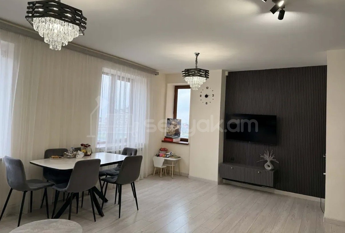 3 Սենյականոց Բնակարան Նորակառույցում, 81քմ, 4/12 հարկ, Դիզայներական Վերանորոգված