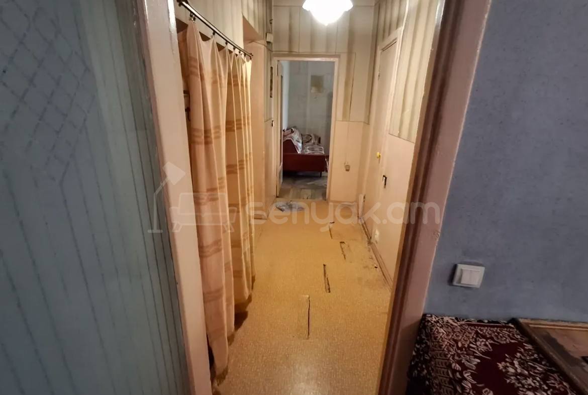 2 Սենյականոց Բնակարան Քարե Շենքում, 59քմ, 4/6 հարկ, Պետական Վիճակում