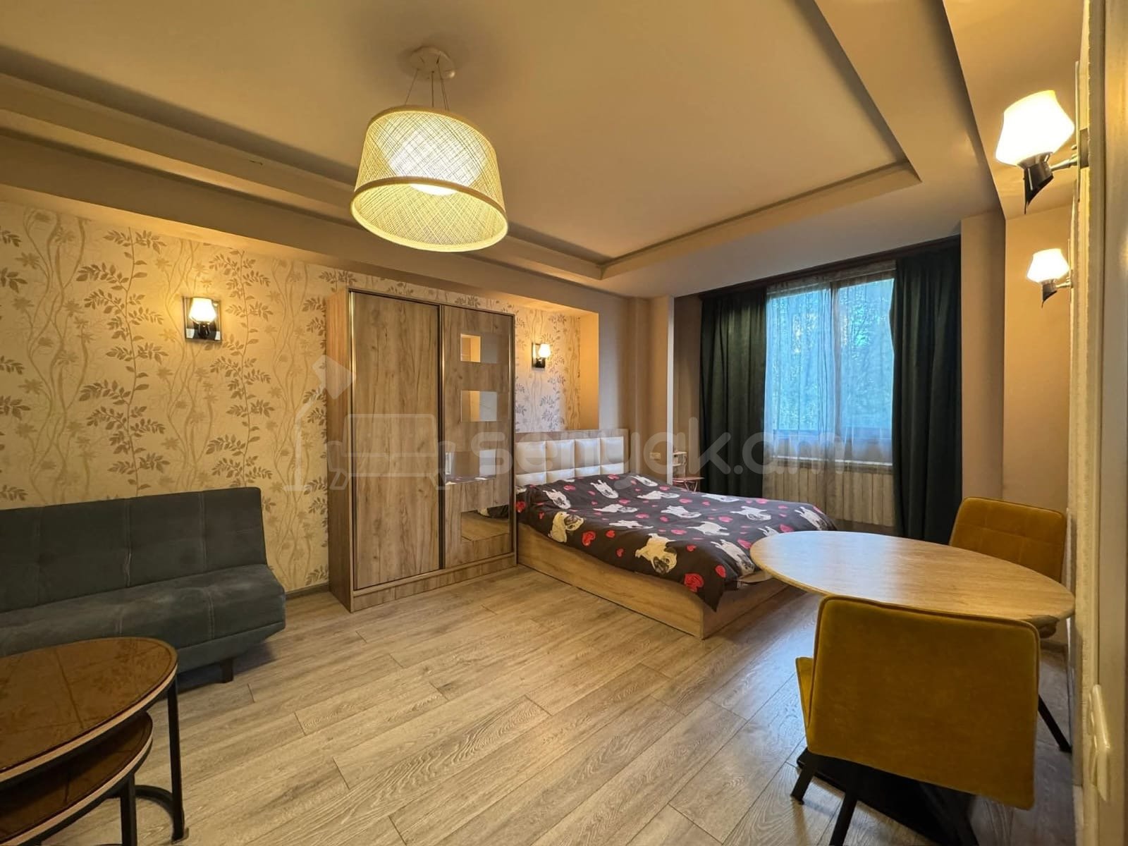 1 Սենյականոց Բնակարան, 41քմ, 4/9 հարկ, Դիզայներական Վերանորոգված