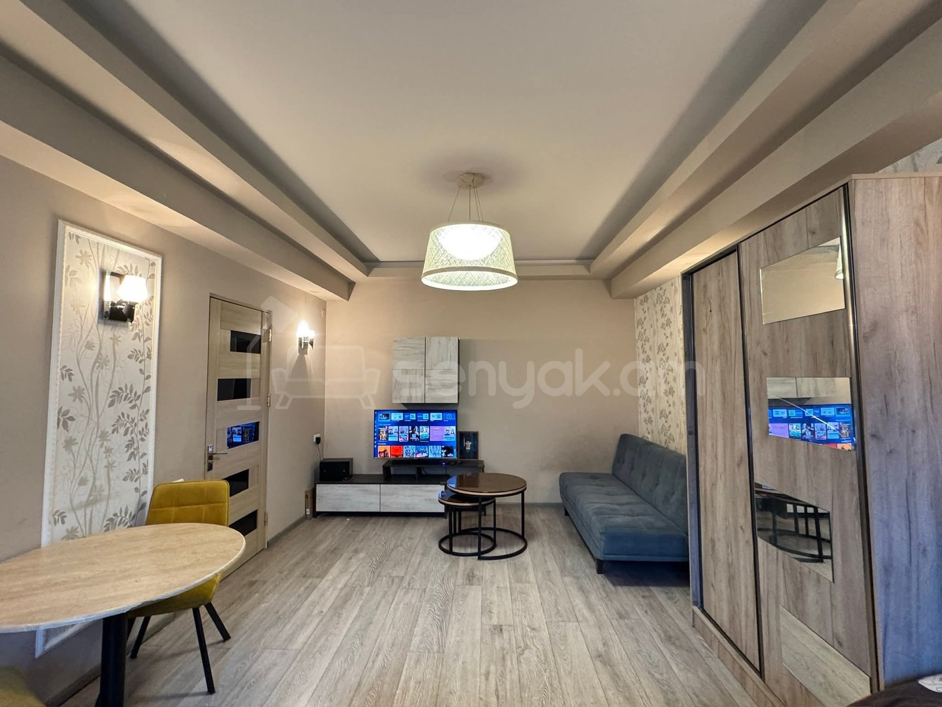 1 Սենյականոց Բնակարան, 41քմ, 4/9 հարկ, Դիզայներական Վերանորոգված