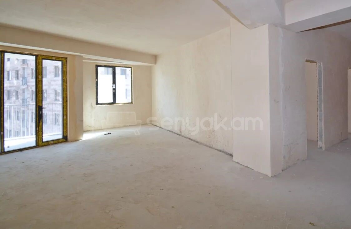 3 Սենյականոց Բնակարան Նորակառույցում, 111քմ, 8/19 հարկ, Զրոյական Վիճակում