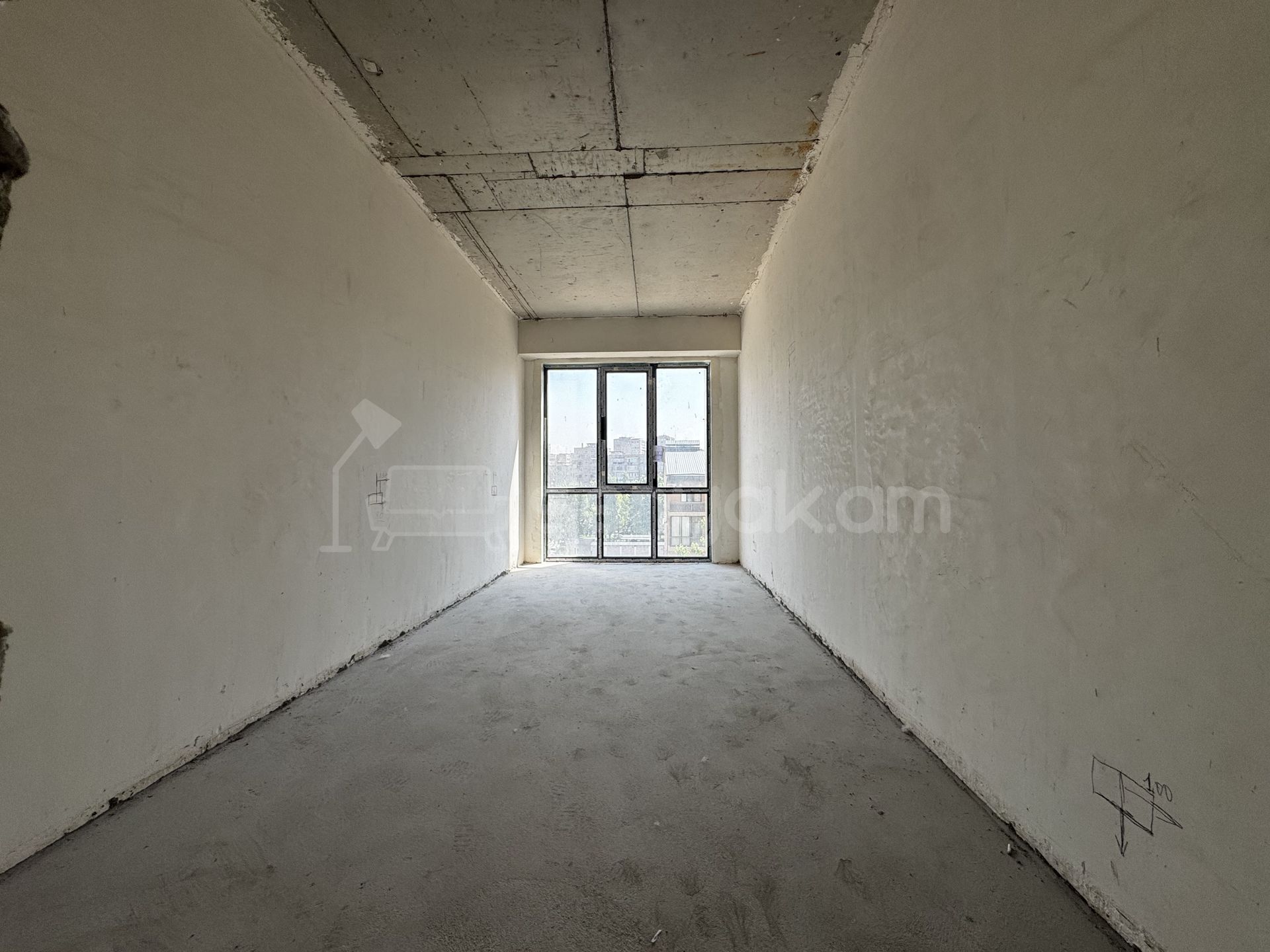 2 Սենյականոց Բնակարան Նորակառույցում, 65քմ, 6/18 հարկ, Պետական Վիճակում