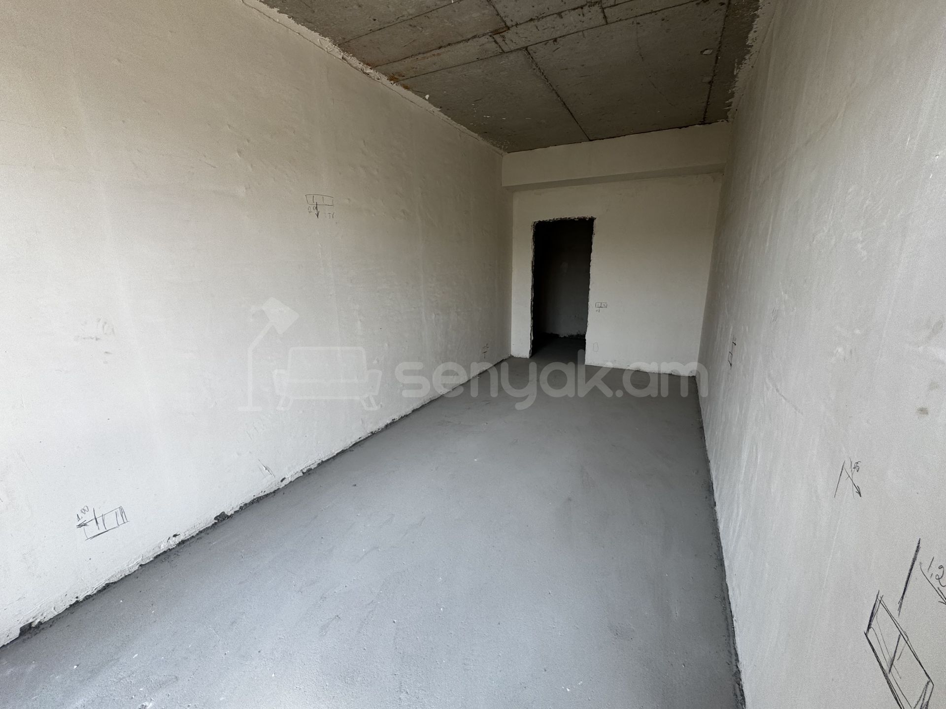 2 Սենյականոց Բնակարան Նորակառույցում, 65քմ, 6/18 հարկ, Պետական Վիճակում