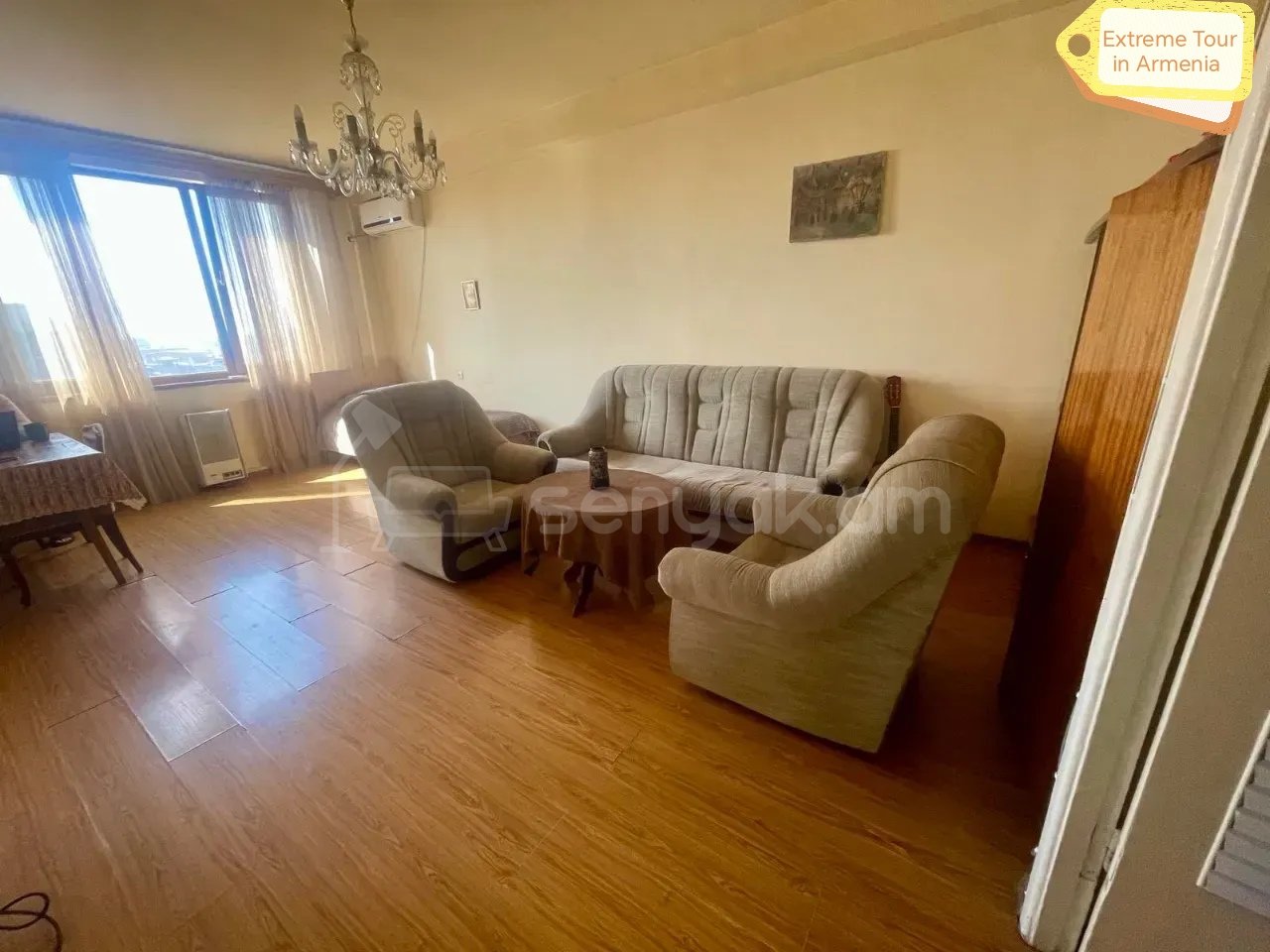 2 Սենյականոց Բնակարան, 54քմ, 7/9 հարկ, Նորմալ Վիճակում, Կահավորված, Արևկող