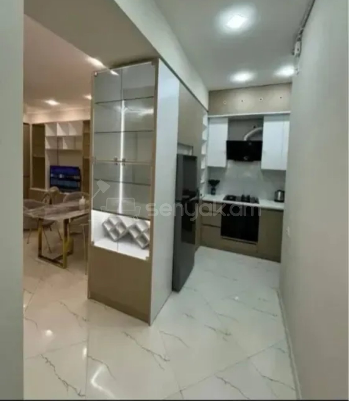 3 Սենյականոց Բնակարան Նորակառույցում, 53քմ, 4/14 հարկ, Կապիտալ Վերանորոգված