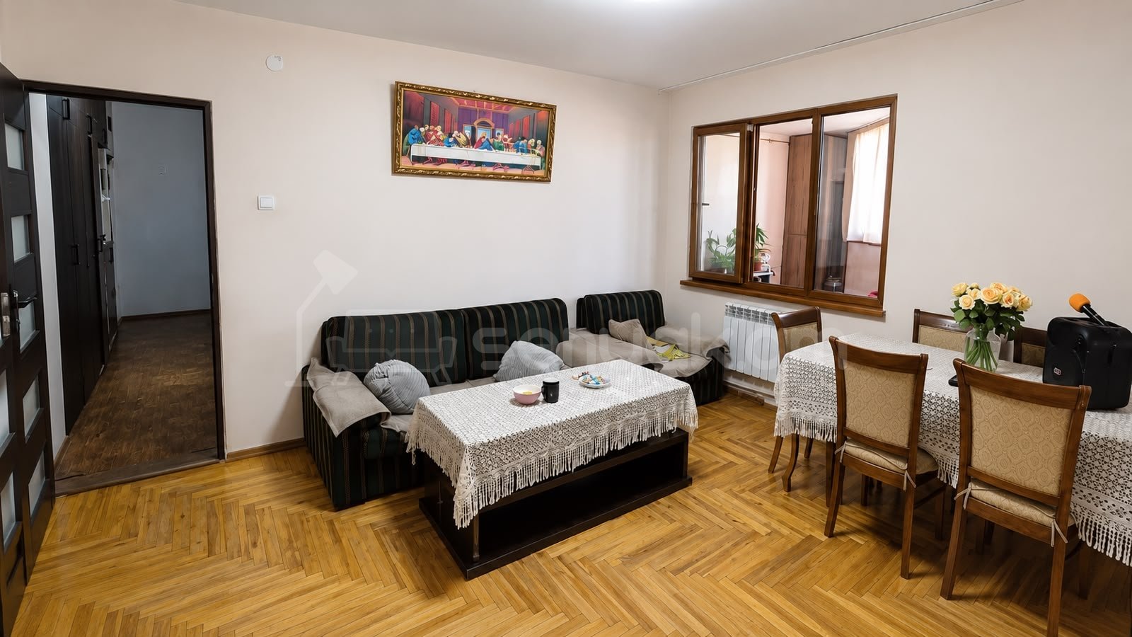 3 Սենյականոց Բնակարան, 79քմ, 7/16 հարկ, Նորմալ Վիճակում