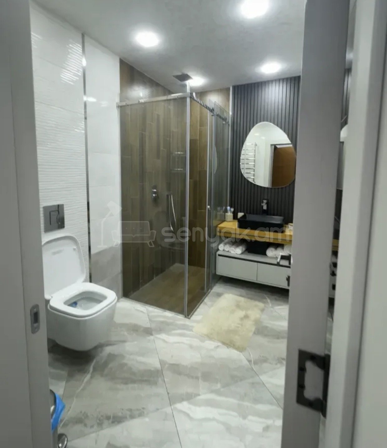 3 Սենյականոց Բնակարան Նորակառույցում, 81քմ, 8/9 հարկ, Կապիտալ Վերանորոգված