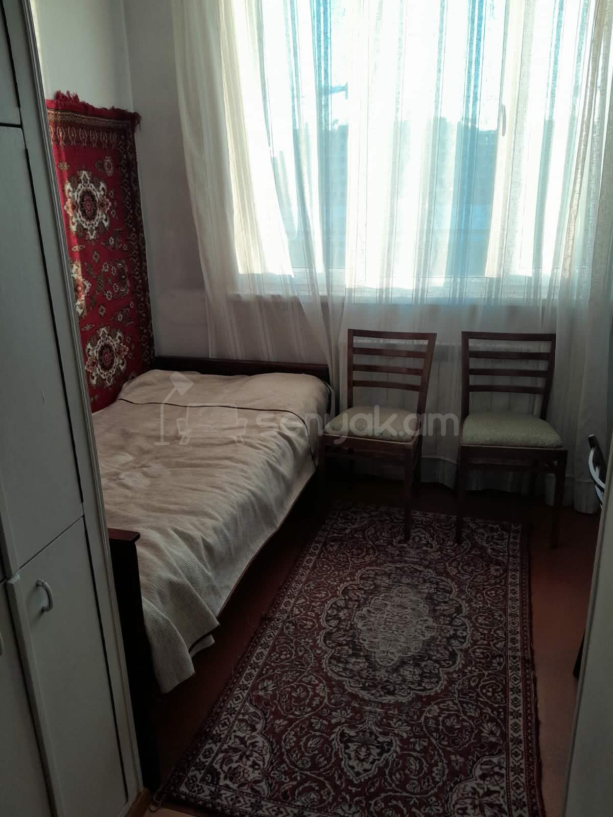 2 Սենյականոց Բնակարան Քարե Շենքում, 55քմ, 4/4 հարկ, Նորմալ Վիճակում