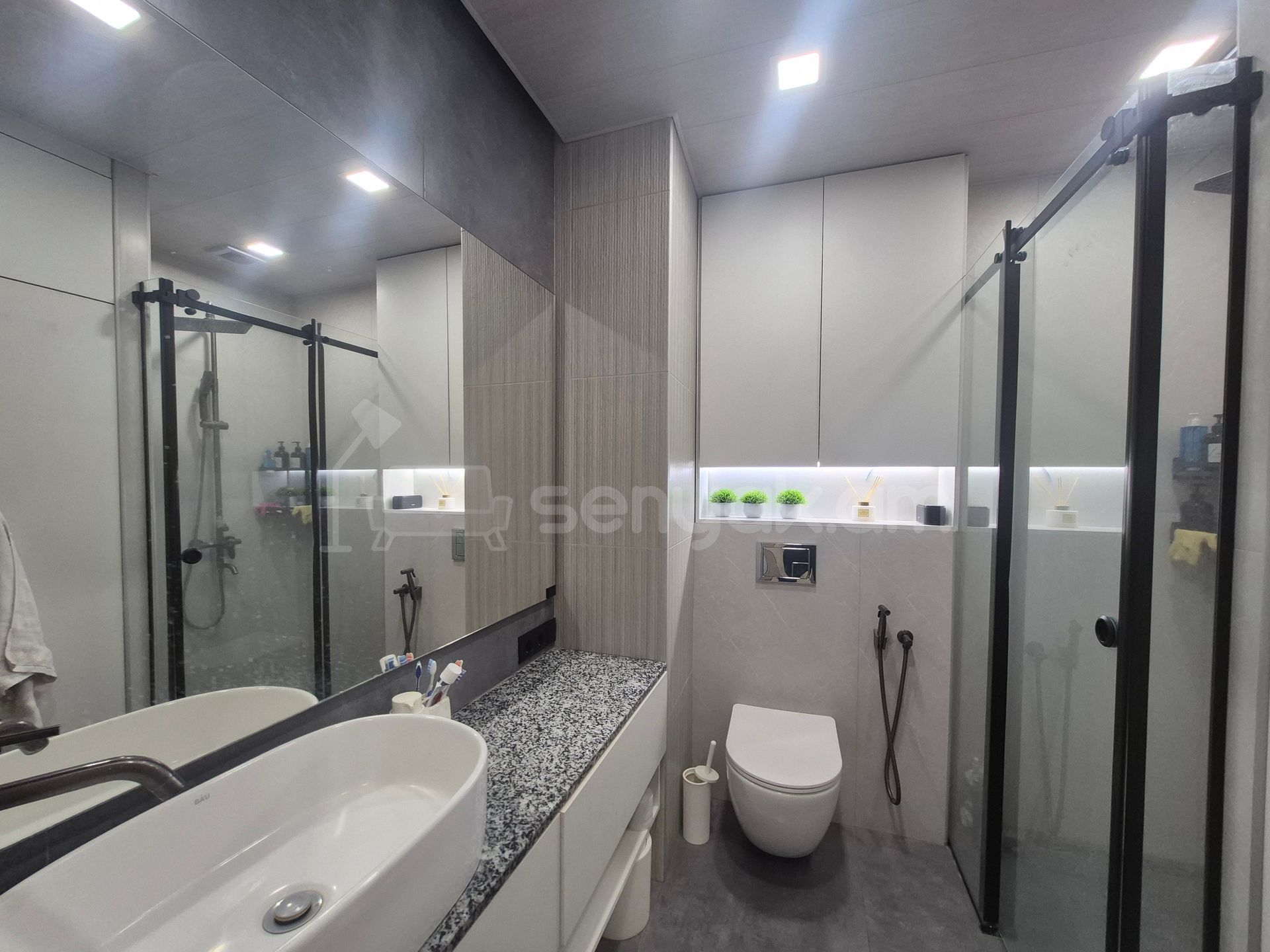 3 Սենյականոց Բնակարան Նորակառույցում, 57քմ, 7/10 հարկ, Կապիտալ Վերանորոգված