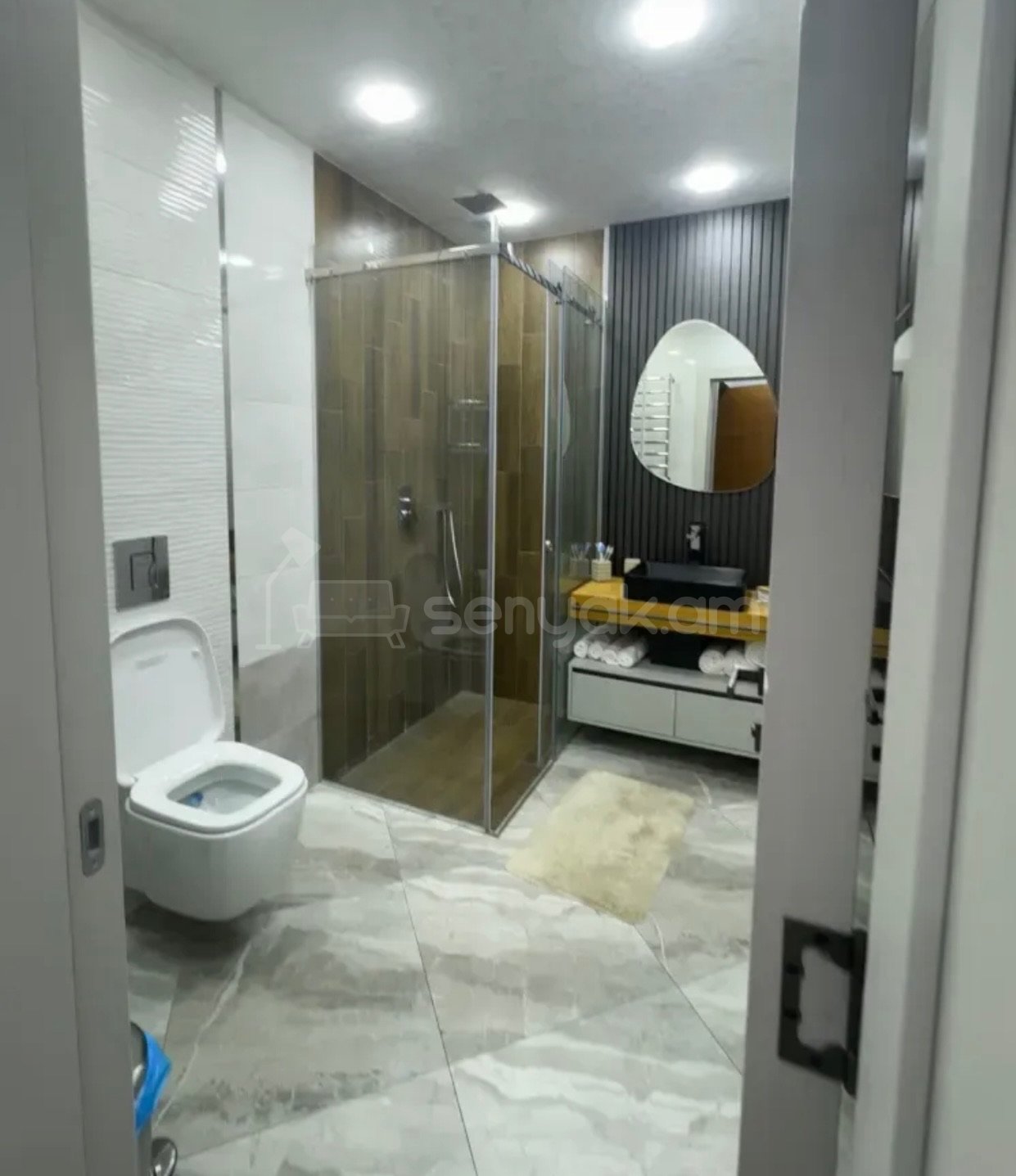 3 Սենյականոց Բնակարան Նորակառույցում, 75քմ, 3/5 հարկ, Կապիտալ Վերանորոգված