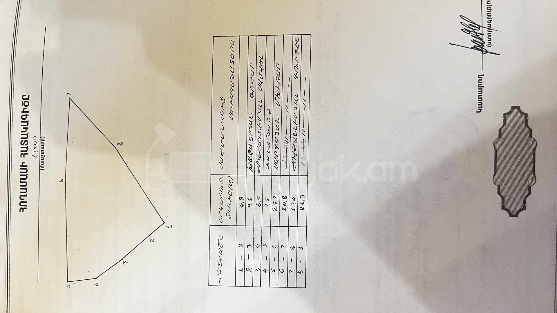 Հողամաս, 950քմ, Ոռոգման Ջրով, Ցանկապատված