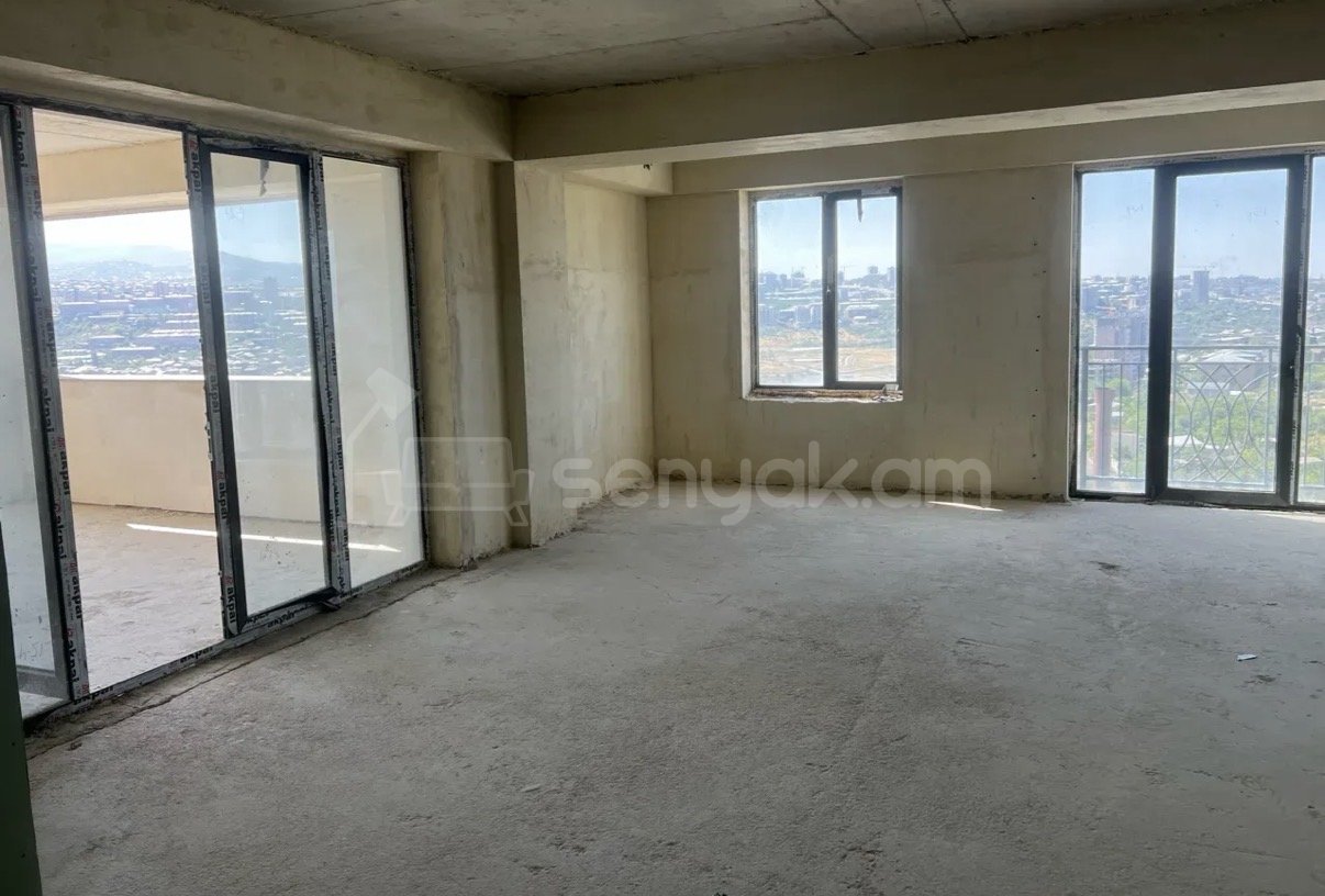 3 Սենյականոց Բնակարան Նորակառույցում, 85քմ, 15/16 հարկ, Զրոյական Վիճակում