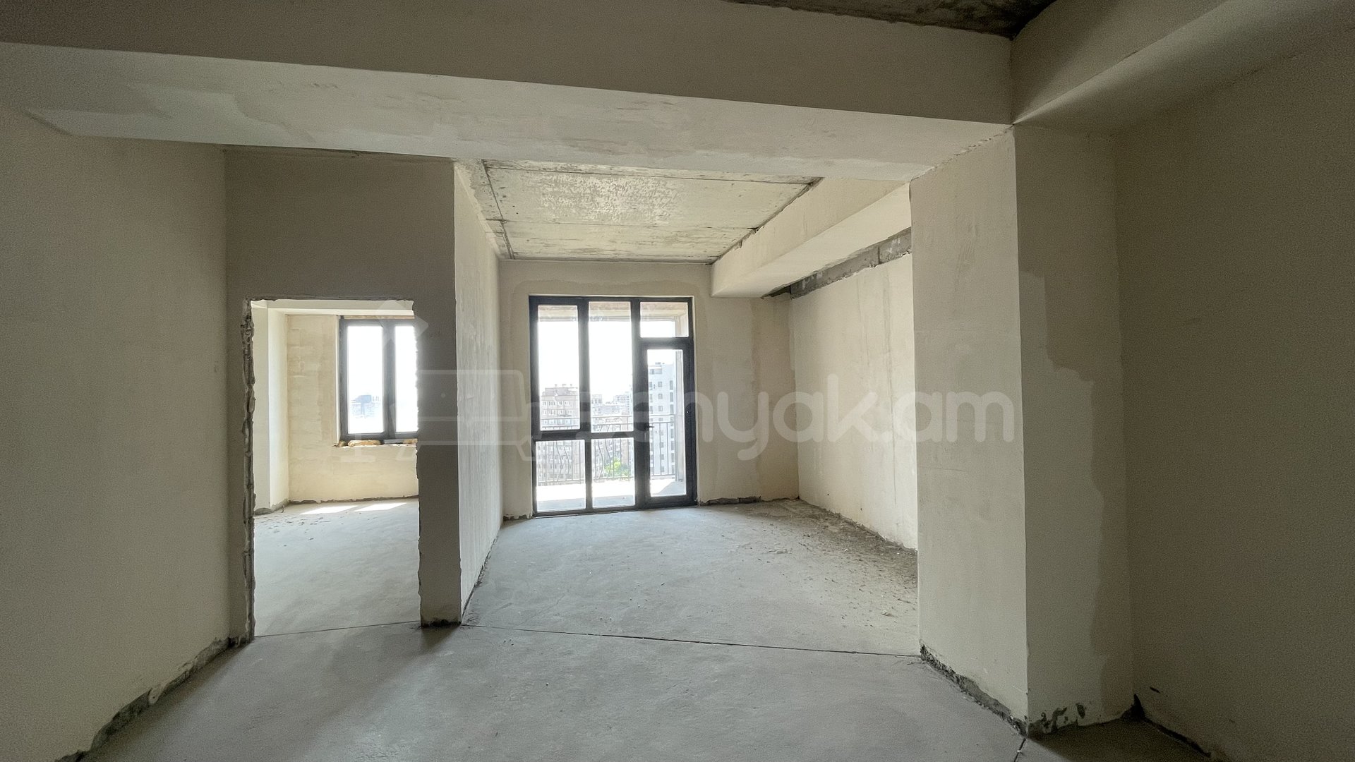 2 Սենյականոց Բնակարան Նորակառույցում, 60քմ, 8/22 հարկ, Զրոյական Վիճակում