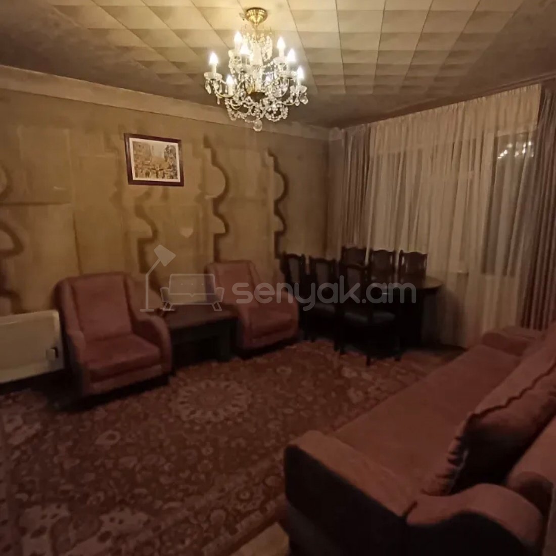 3 Սենյականոց Բնակարան, 80քմ, 8/9 հարկ, Պետական Վիճակում
