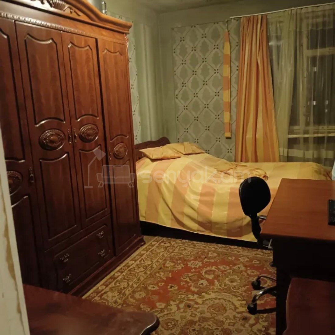 3 Սենյականոց Բնակարան, 80քմ, 8/9 հարկ, Պետական Վիճակում