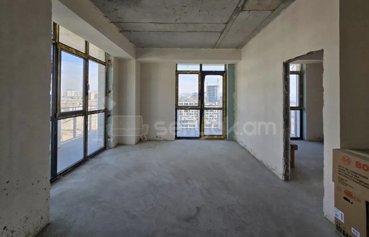 2 Սենյականոց Բնակարան Նորակառույցում, 79քմ, 16/16 հարկ, Զրոյական Վիճակում