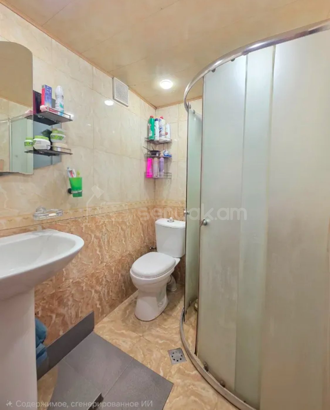 2 Սենյականոց Բնակարան Քարե Շենքում, 40քմ, 3/3 հարկ, Նորմալ Վիճակում