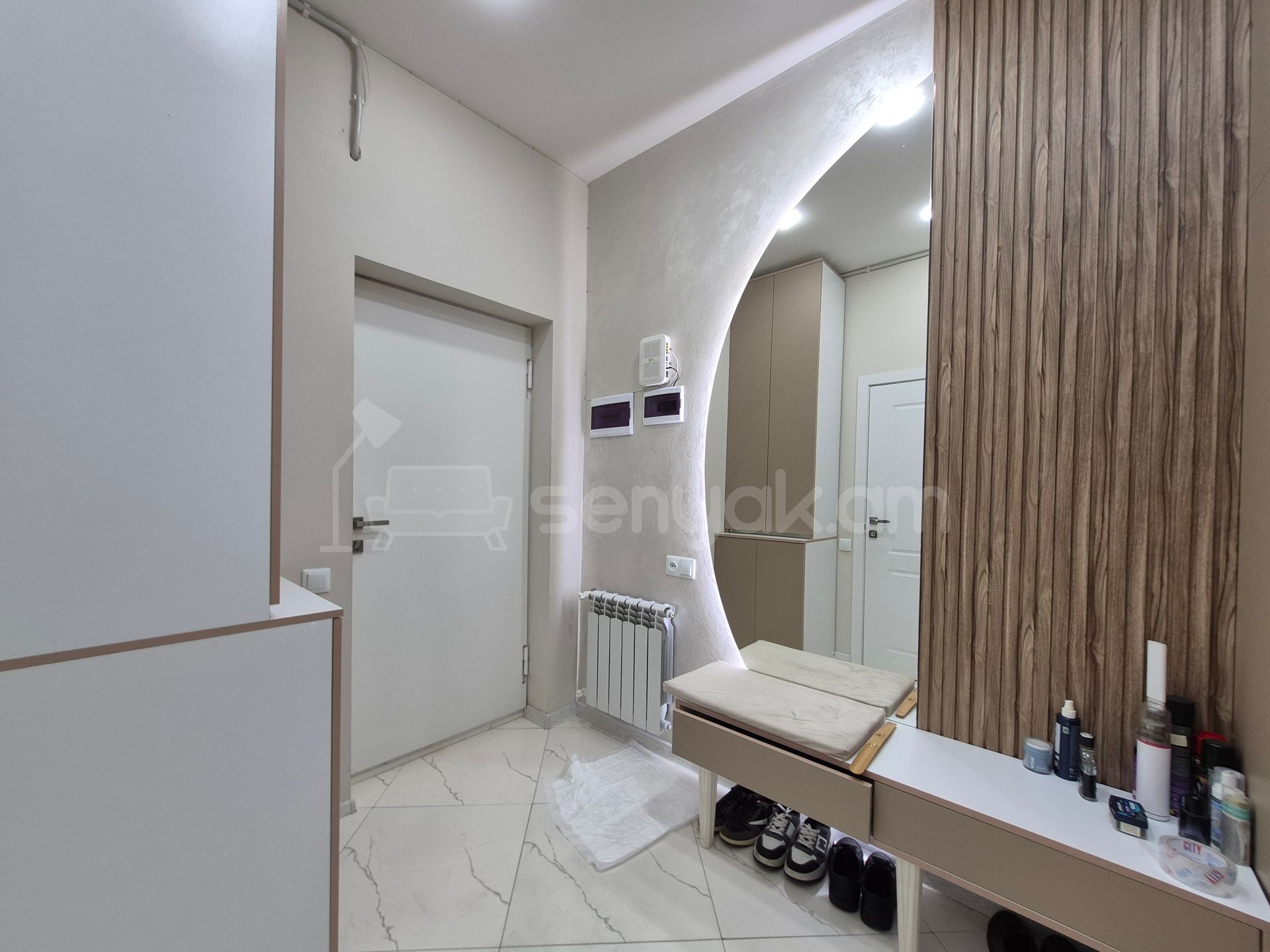3 Սենյականոց Բնակարան Նորակառույցում, 53քմ, 4/13 հարկ, Կապիտալ Վերանորոգված