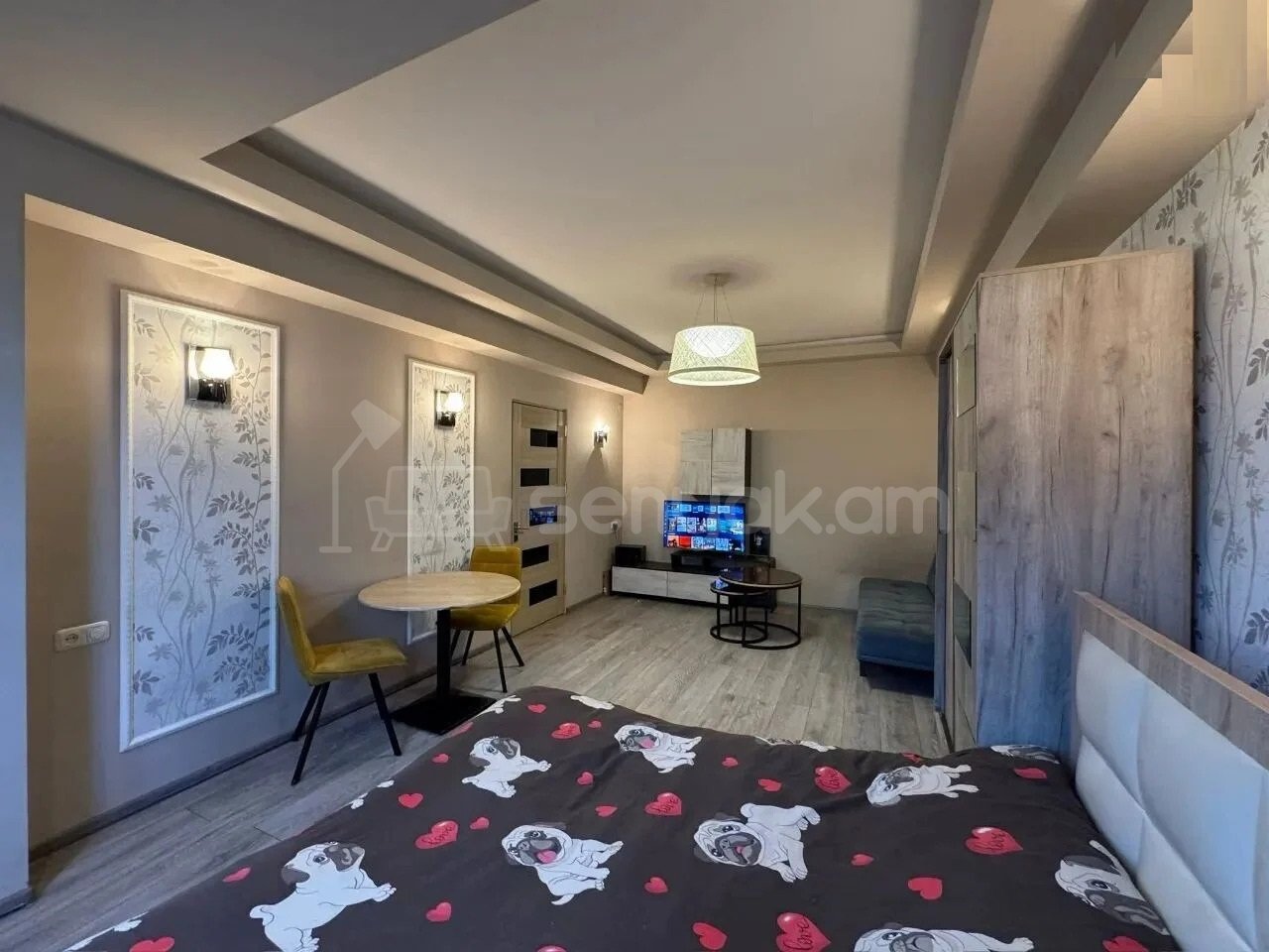 1 Սենյականոց Բնակարան, 43քմ, 4/9 հարկ, Կապիտալ Վերանորոգված