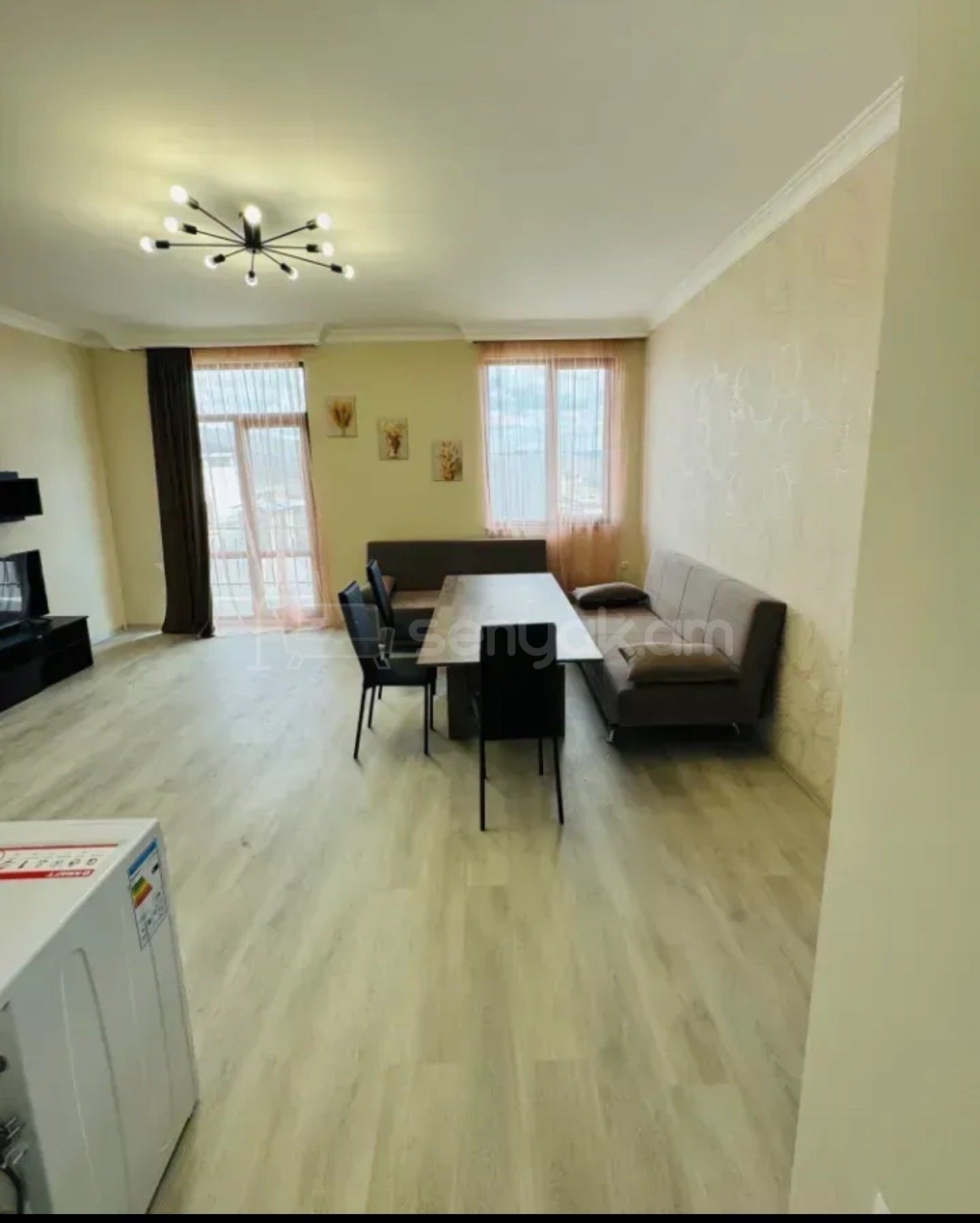3 Սենյականոց Բնակարան Նորակառույցում, 70քմ, 6/6 հարկ, Կապիտալ Վերանորոգված, Կահավորված