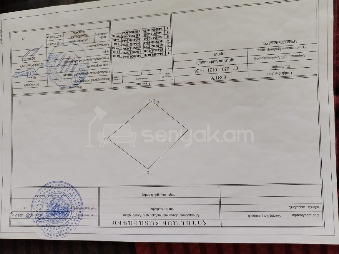 Հողատարածք, 8400քմ, Ոռոգման Ջրով, Էլեկտրականությամբ
