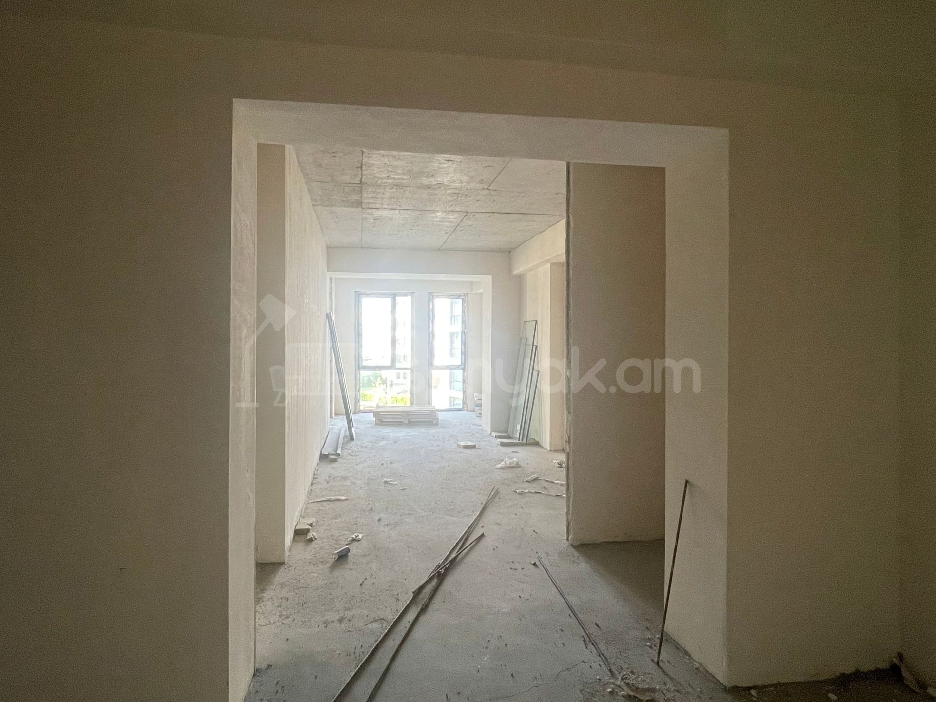 2 Սենյականոց Բնակարան Նորակառույցում, 60քմ, 4/18 հարկ, Զրոյական Վիճակում