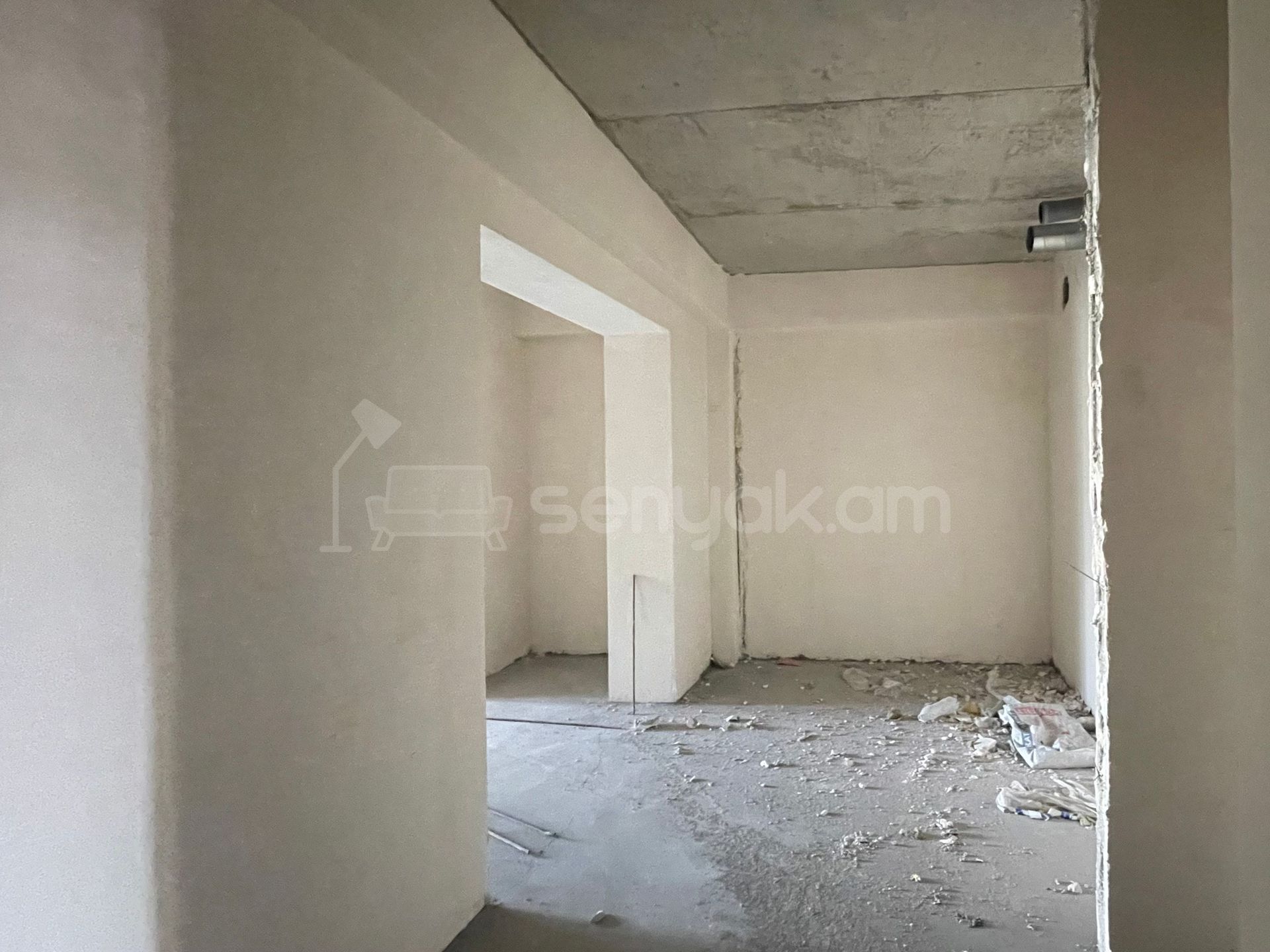 2 Սենյականոց Բնակարան Նորակառույցում, 60քմ, 4/18 հարկ, Զրոյական Վիճակում
