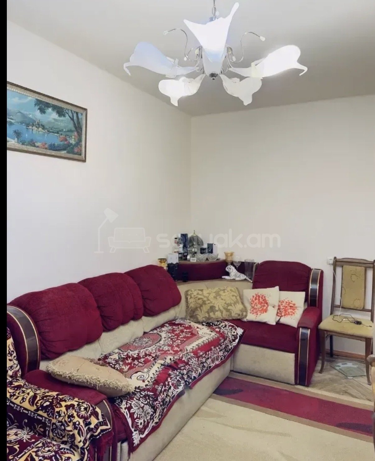 2 Սենյականոց Բնակարան Քարե Շենքում, 47քմ, 3/5 հարկ, Նորմալ Վիճակում
