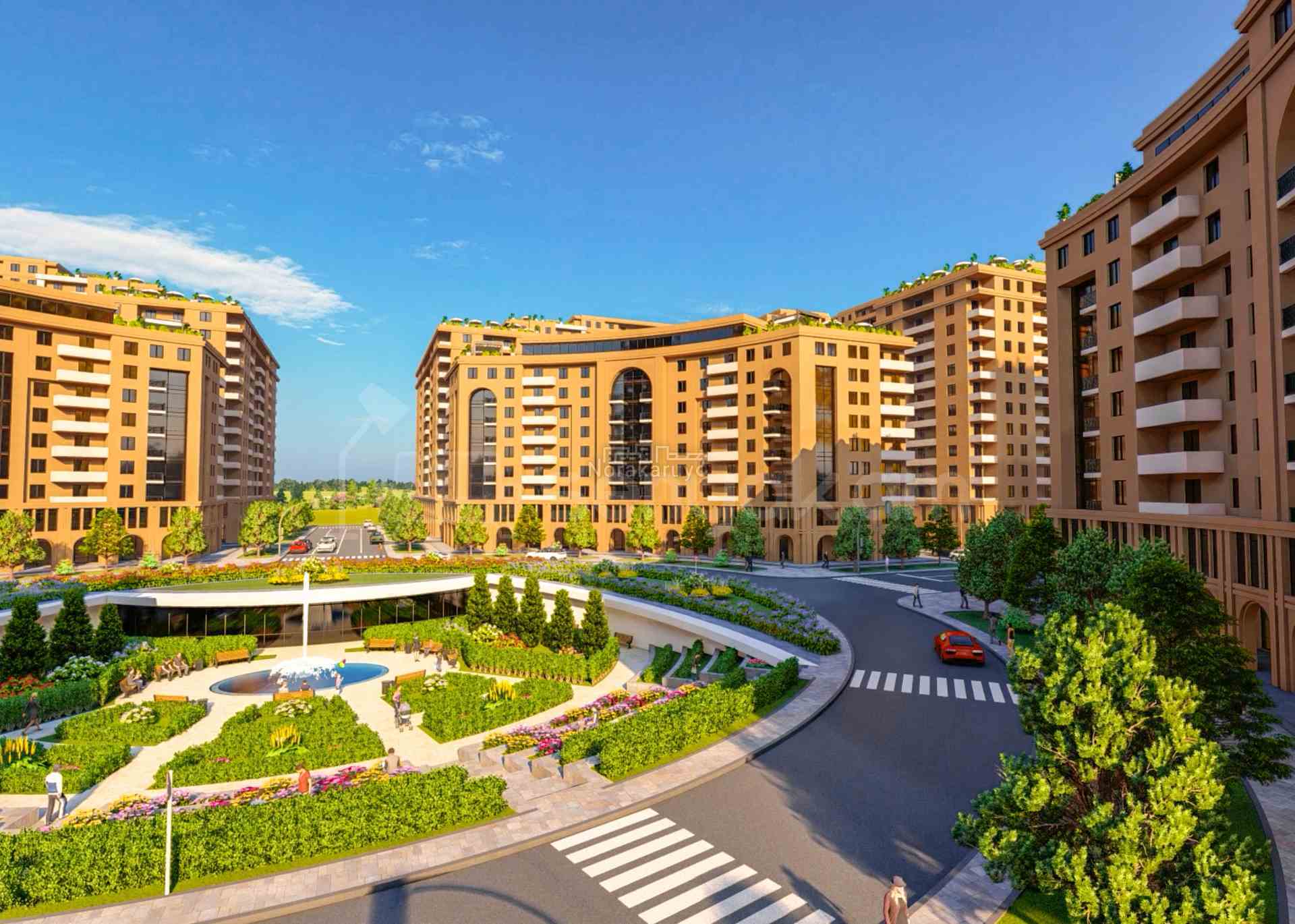 3 Սենյականոց Բնակարան Նորակառույցում, 83քմ, 14/14 հարկ, Զրոյական Վիճակում