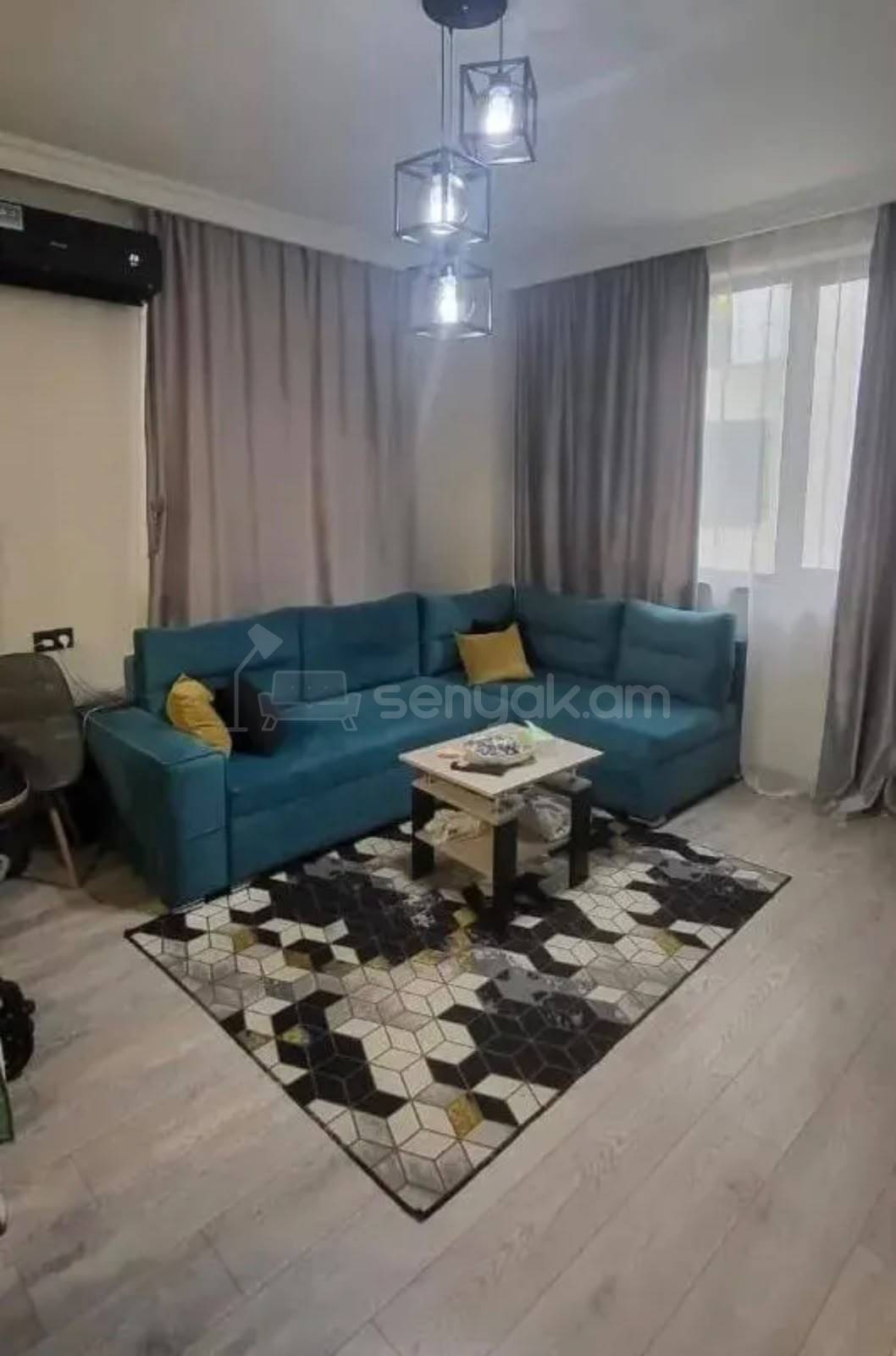 2 Սենյականոց Բնակարան Նորակառույցում, 44քմ, 1/4 հարկ, Կոսմետիկ Վերանորոգված